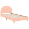 vidaXL Struttura letto bambini con testata Rosa 90 x 200 cm