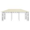 vidaXL Gazebo con Zanzariera 6x3x2,73 m Crema