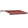 vidaXL Cornice per Tenda Manuale con LED 3,5 x 2,5 m