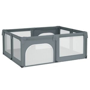 vidaXL Box per Bambini con 2 Porte Grigio Chiaro Tessuto Oxford