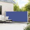 vidaXL Tenda Laterale Retrattile per Patio 600x160 cm Blu
