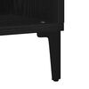 vidaXL Credenza Rovere Nero 57 x 35 x 70 cm Legno multistrato