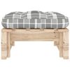 vidaXL Ottomana da Giardino Pallet in Legno di Pino Impregnato