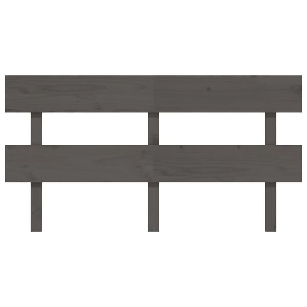 vidaXL Testiera per Letto Bianca 154x3x81 cm Legno Massello di Pino