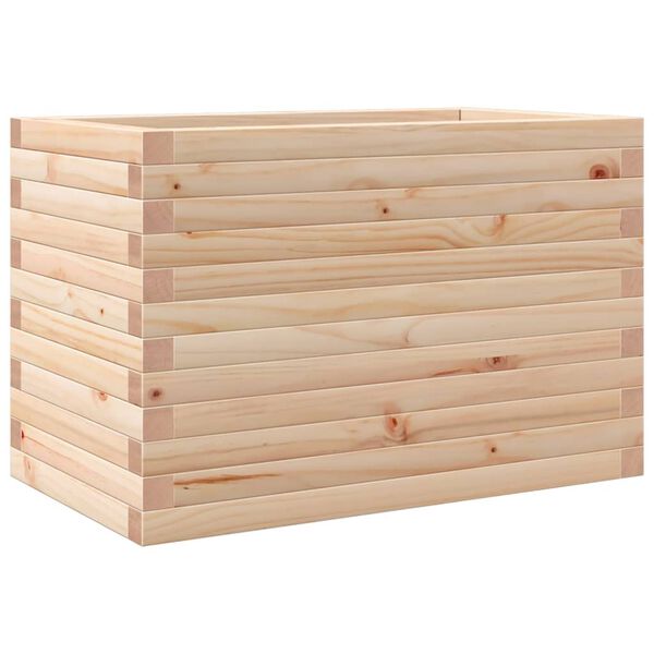 vidaXL Fioriera da Giardino 70x40x45,5 cm in Legno Massello di Pino