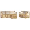vidaXL Set divani Legno di Acacia Massello