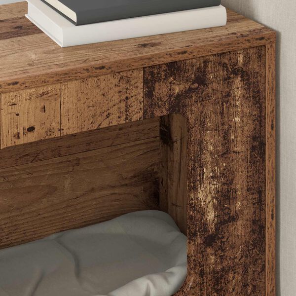 vidaXL Casa per Gatti Legno vecchio 51 x 30 x 52 cm Legno multistrato