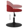 vidaXL Sedie da Pranzo Girevoli 4 pz Rosso Vino in Velluto