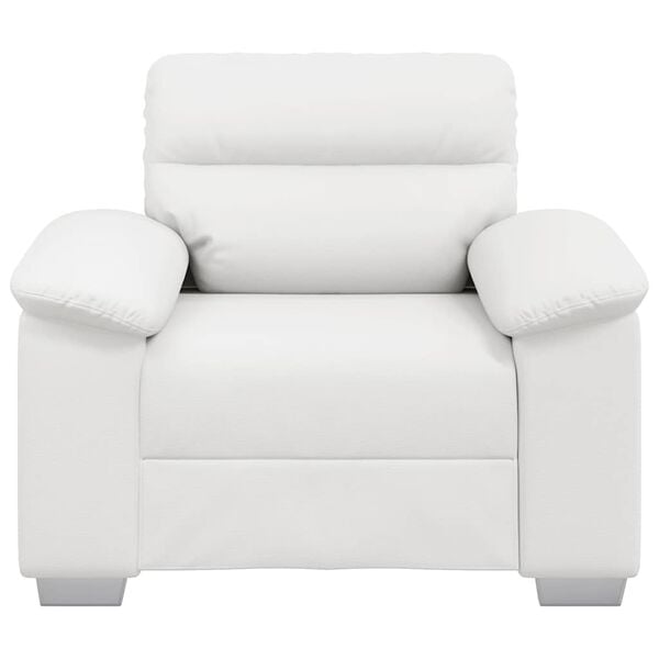 vidaXL Poltrona Bianca 100x81x84 cm in Similpelle