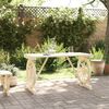 vidaXL Tavolo da Giardino 115x55x65 cm in Legno Massello di Abete