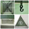 vidaXL Tenda da Campeggio a Cupola per 6 Persone Verde Impermeabile
