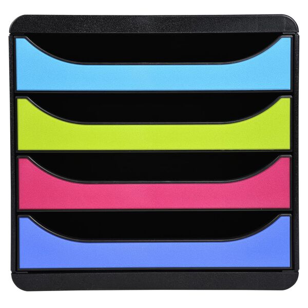 Exacompta Set Cassetti Tavolo Big-Box "1928 Climate Neutral" 4Cassetti