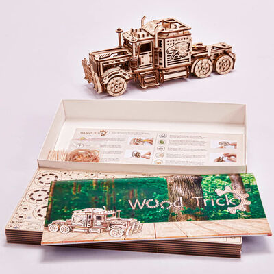 Wood Trick Kit per Modellino in Scala Legno Camion