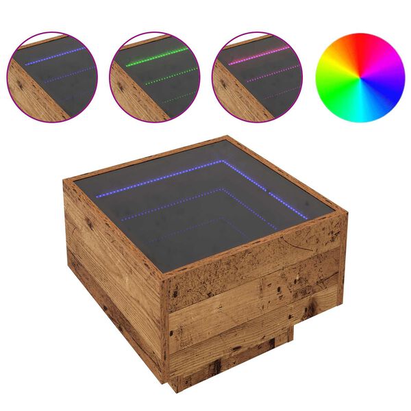 vidaXL Tavolino da salotto Legno vecchio 40 x 40 x 30 cm