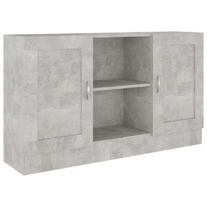 vidaXL Credenza Grigio Cemento 120x30,5x70 cm in Legno Multistrato