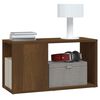 vidaXL Mobile Porta TV Rovere Marrone 60x24x32 cm in Legno Multistrato