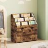 vidaXL Libreria per Bambini con cassetto Rovere fum&eacute; 60 x 29,5 x 69 cm