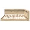 vidaXL Letto Libreria rovere sonoma 180 x 200 cm Legno multistrato
