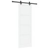 vidaXL Porta scorrevole ORKDAL Bianco 83 x 232 cm Pino massello