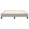 vidaXL Struttura Letto a Rete a Molle Grigio Chiaro 140x200 cm Tessuto