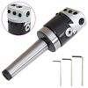 vidaXL F1-12 Testa Foratura 50 mm con Gambo MT3-M12 per Fresatura al Tornio