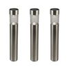 Luxform Luce Solare LED da Giardino a Paletto Tacoma 3pz Argento 34315