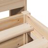 vidaXL Giroletto senza Materasso 180x200 cm in Legno Massello di Pino