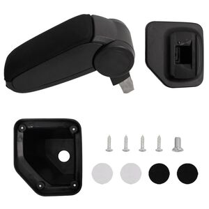 vidaXL Bracciolo Auto per HYUNDAI I20 (2015-2019) Nero 15x32x(40-52) cm ABS