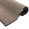 vidaXL Tappetino Altro Beige e Nero 90 x 150 cm Polipropilene e vinile
