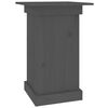 vidaXL Portafiori grigio 40x40x60 cm in Legno Massello di Pino