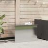 vidaXL Scatola di Stoccaggio Esterno Argento 80 x 50,5 x 50 cm Acciaio