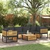 vidaXL Set Divano da Giardino 7 pz con Cuscini Legno Massello Acacia