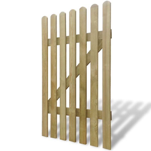 vidaXL Cancello da Giardino in Legno 100x150 cm