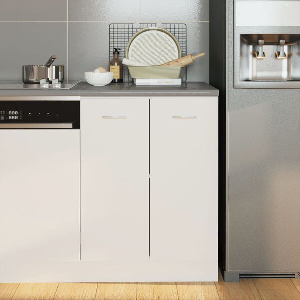 vidaXL Piano da Cucina Grigio 60x60x2,8 cm in Truciolato