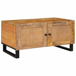 vidaXL Tavolino da salotto Naturale 80 x 50 x 40 cm