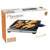 Bestron Griglia per Barbecue da Tavolo ABBQ2000S 2000 W Inox