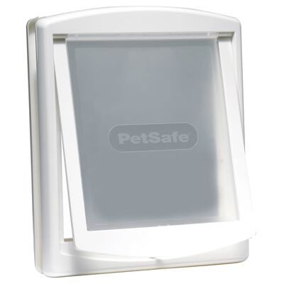 PetSafe Porta per Animali a 2 Direzioni 760 Grande 35,6x30,5 cm Bianca