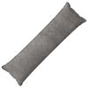 vidaXL Cuscino HOUTEN Grigio Chiaro 40 x 145 cm Fleece in microfibra