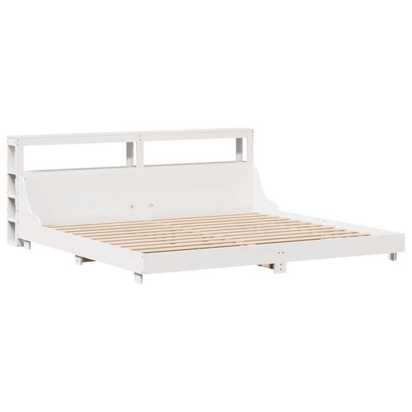 vidaXL Letto senza Materasso Bianco 180x200 cm Legno Massello di Pino