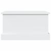 vidaXL Scatola portaoggetti bianca 50x30x28 cm in legno ingegnerizzato