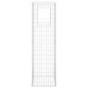 vidaXL Cesti a Gabbione a Torre 2 pz 50x50x180 cm in Ferro