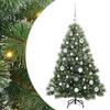 vidaXL Albero di Natale artificiale con 150 LED Verde 120 cm PE e PVC