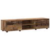 vidaXL Set mobile TV con porta FLORIN Legno vecchio Legno multistrato