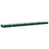vidaXL Letto rialzato da giardino Verde 600 x 80 x 24 cm