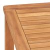 vidaXL Set da pranzo da giardino 7 pz 140x80 cm in legno massello di teak