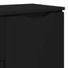 vidaXL Credenza con cassetto Nero 100 x 30 x 65,6 Legno multistrato