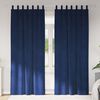 vidaXL Tende oscuranti 2 pcs Blu Scuro 140 x 245 cm Velluto