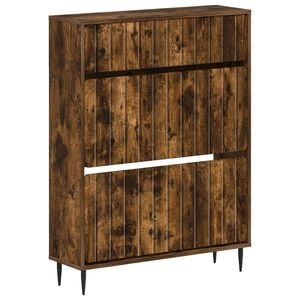 vidaXL Mobile per scarpe ZWOLLE 78 x 24 x 103 cm Legno ingegnerizzato
