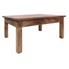vidaXL Tavolino da Salotto in Legno Massello di Mogano 96x73x45 cm