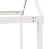 vidaXL Letto a Castello senza Materasso Bianco 90x190cm Massello Pino